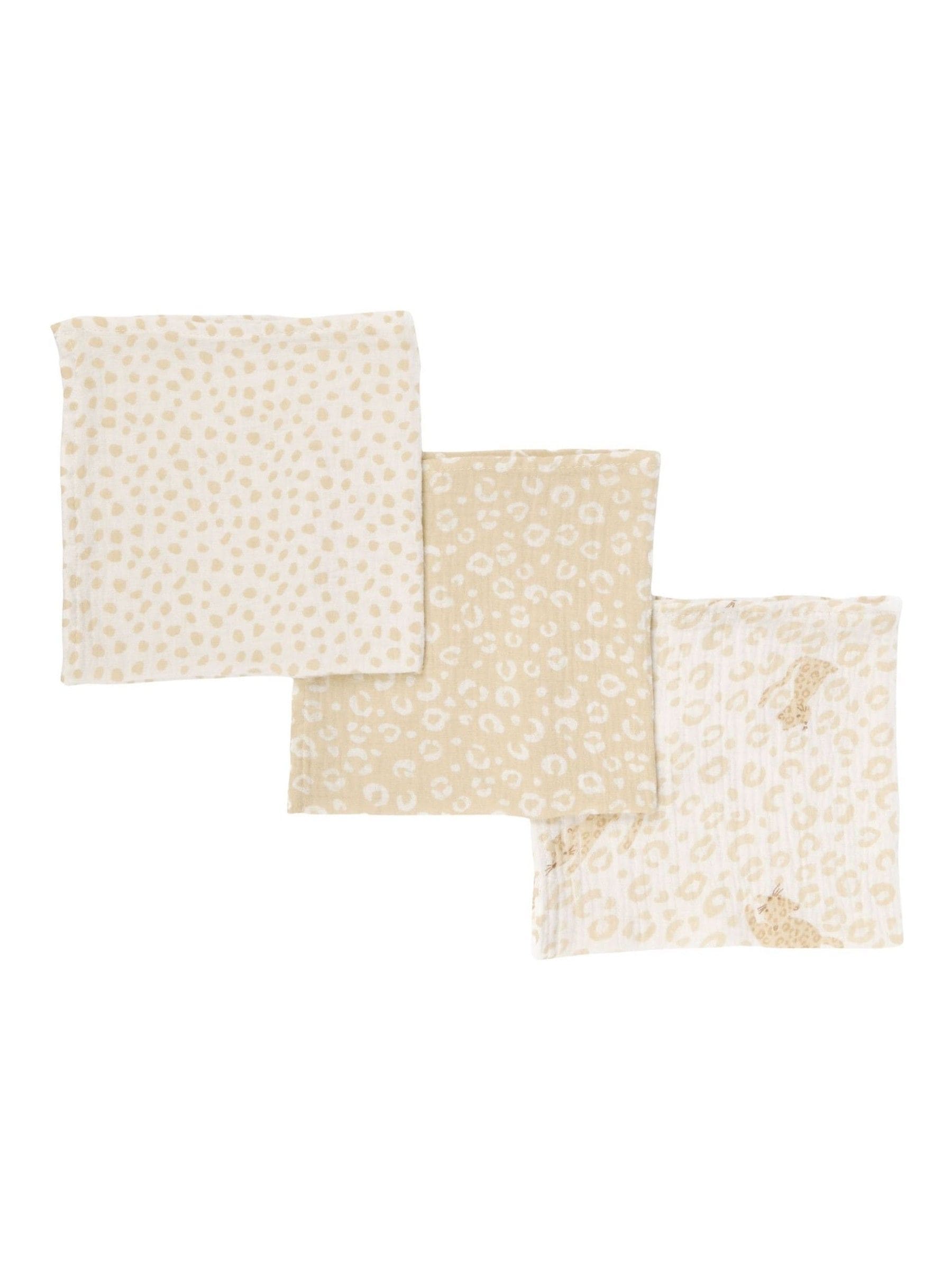 Tutti Bambini muslin squares 3 pack Love Cats large, UK version