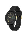Lacoste black silicone strap watch 42mm - British product