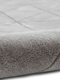 Think Rugs Grey Kasbah wool rug, imported from the UK