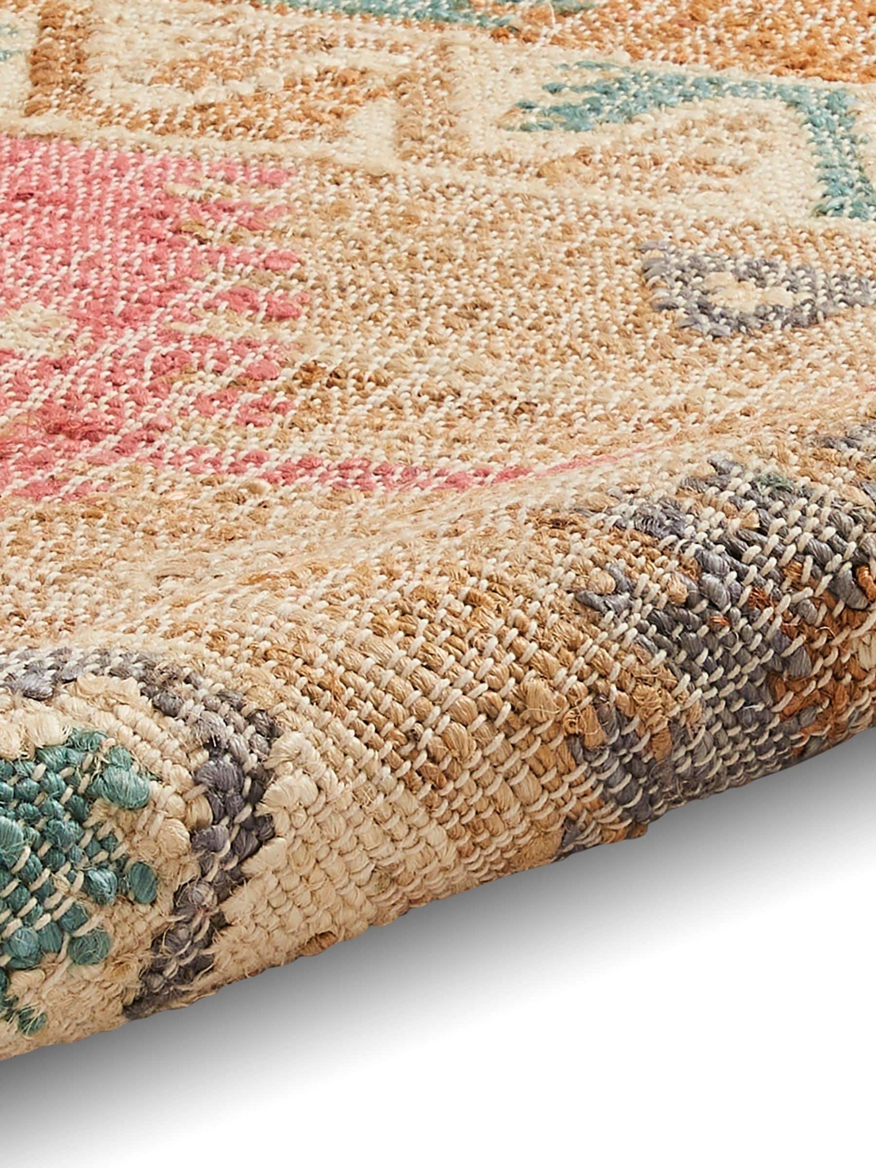 Think Rugs hand-woven jute rug, imported from the UK