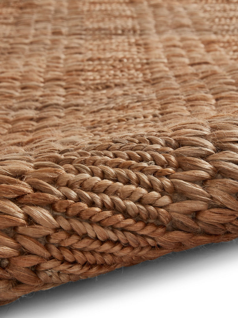 Think Rugs jute rug hand-woven flat weave, imported from the UK