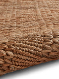 Think Rugs jute rug hand-woven flat weave, imported from the UK
