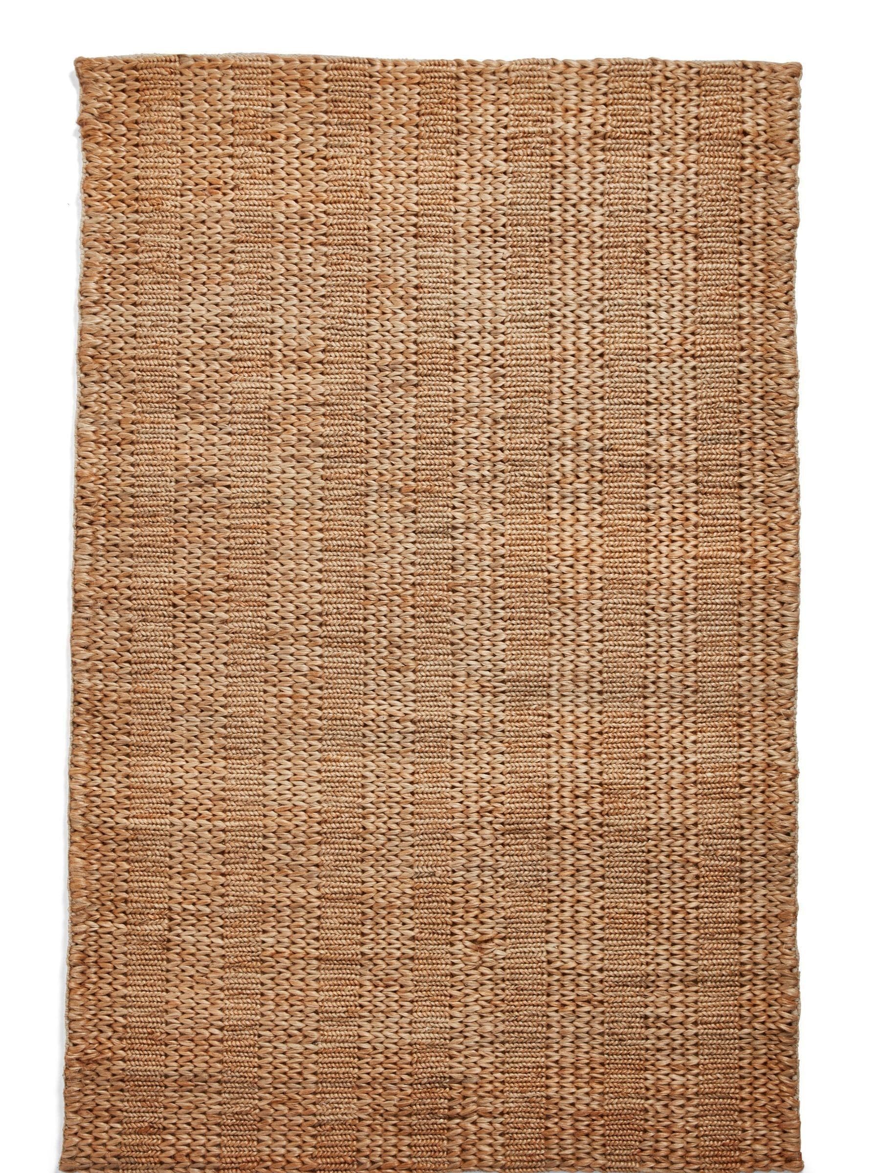 Think Rugs jute rug hand-woven flat weave, imported from the UK