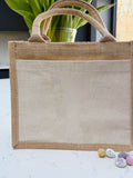 Koko Blossom personalised Easter bunny jute bag (British brand)