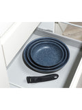 Russell Hobbs 4-piece blue stone frying pan set - British product