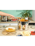Russell Hobbs Silver Classic Collection 26cm 11.5L stockpot, imported from the UK