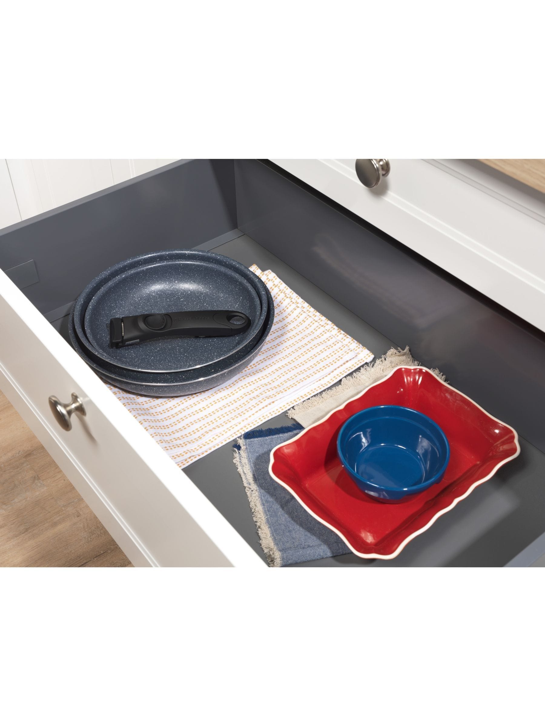 Russell Hobbs blue stone non-stick pan set, UK version