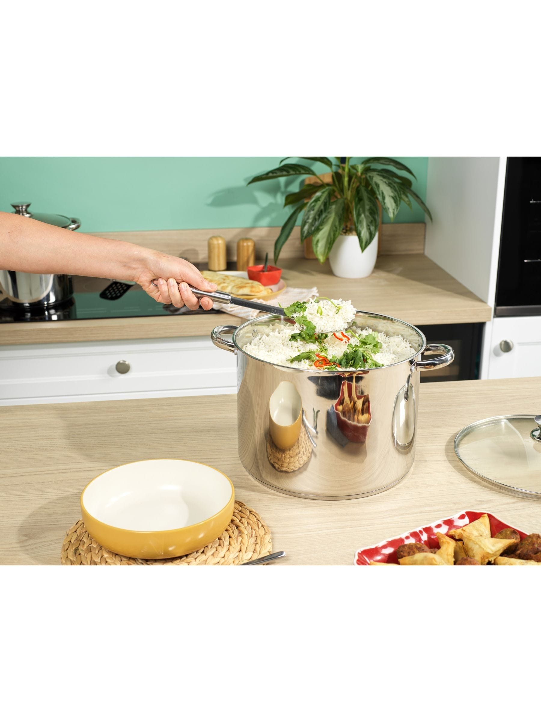 Russell Hobbs Silver Classic Collection stockpot 30cm 15l (British brand)