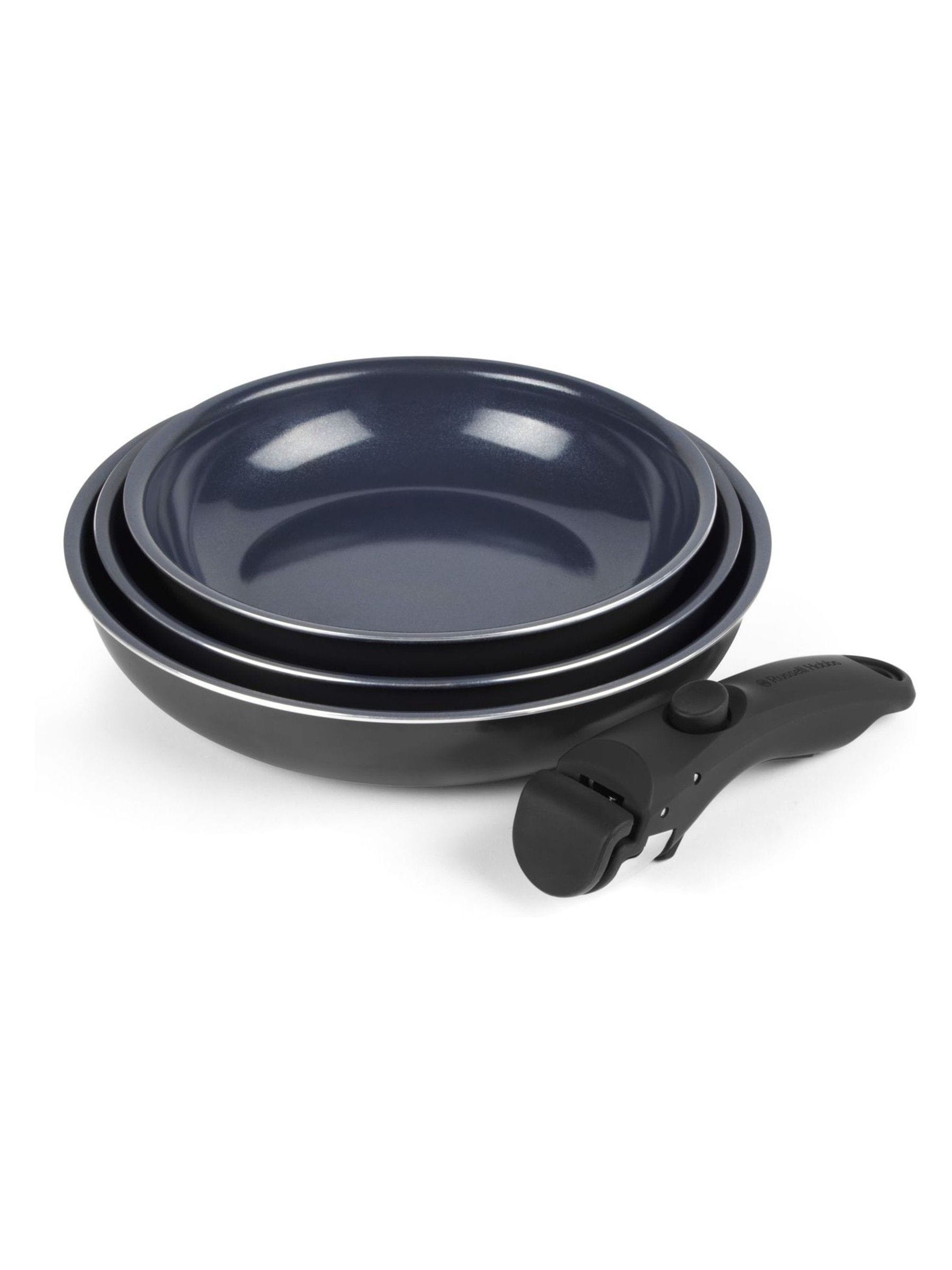 Russell Hobbs frying pan set with clip-on handle (British brand)