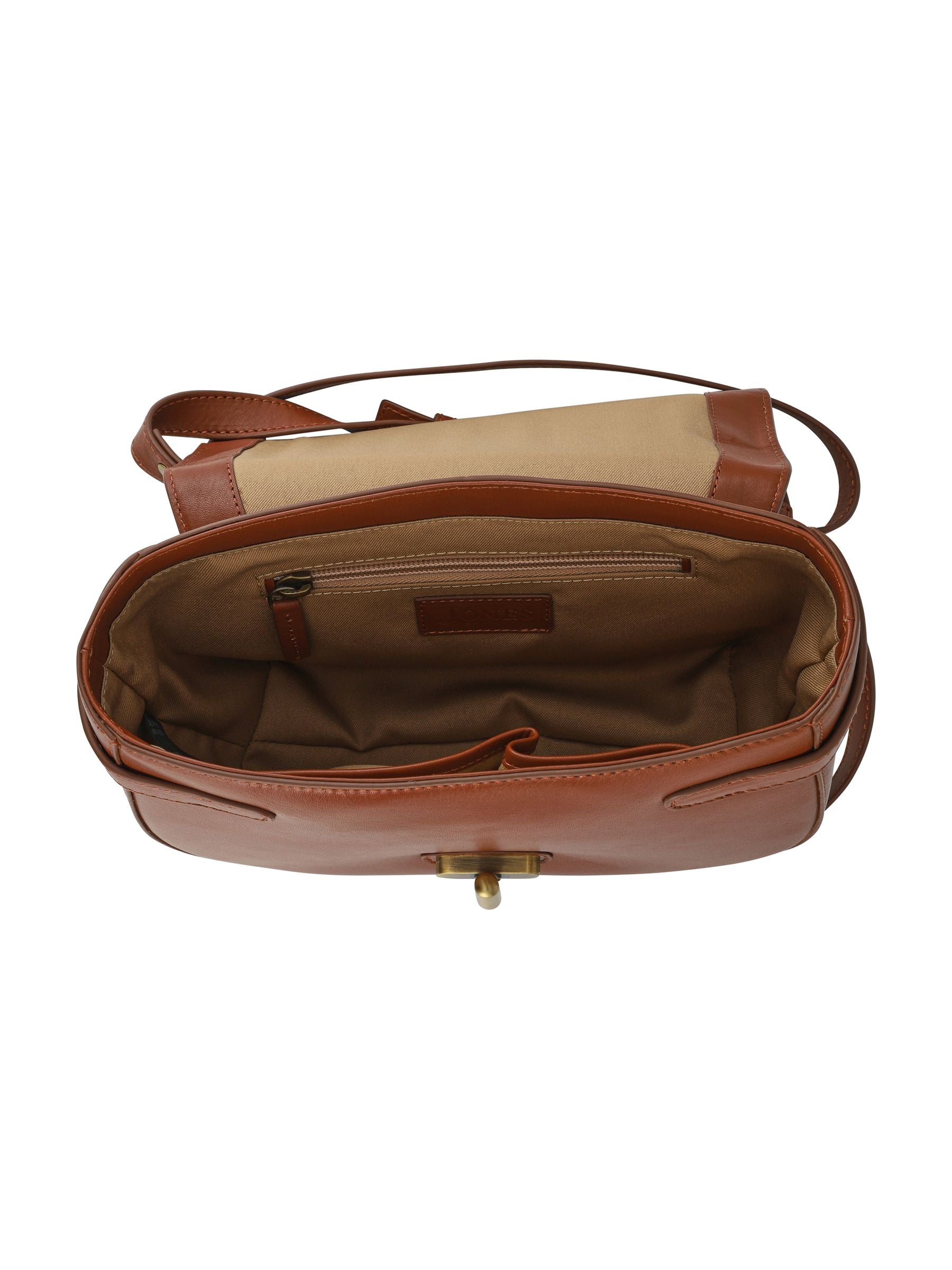 Jones Bootmaker Tan Vesper1 leather handbag - British product