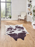 Think Rugs black faux cow print rug (British brand)