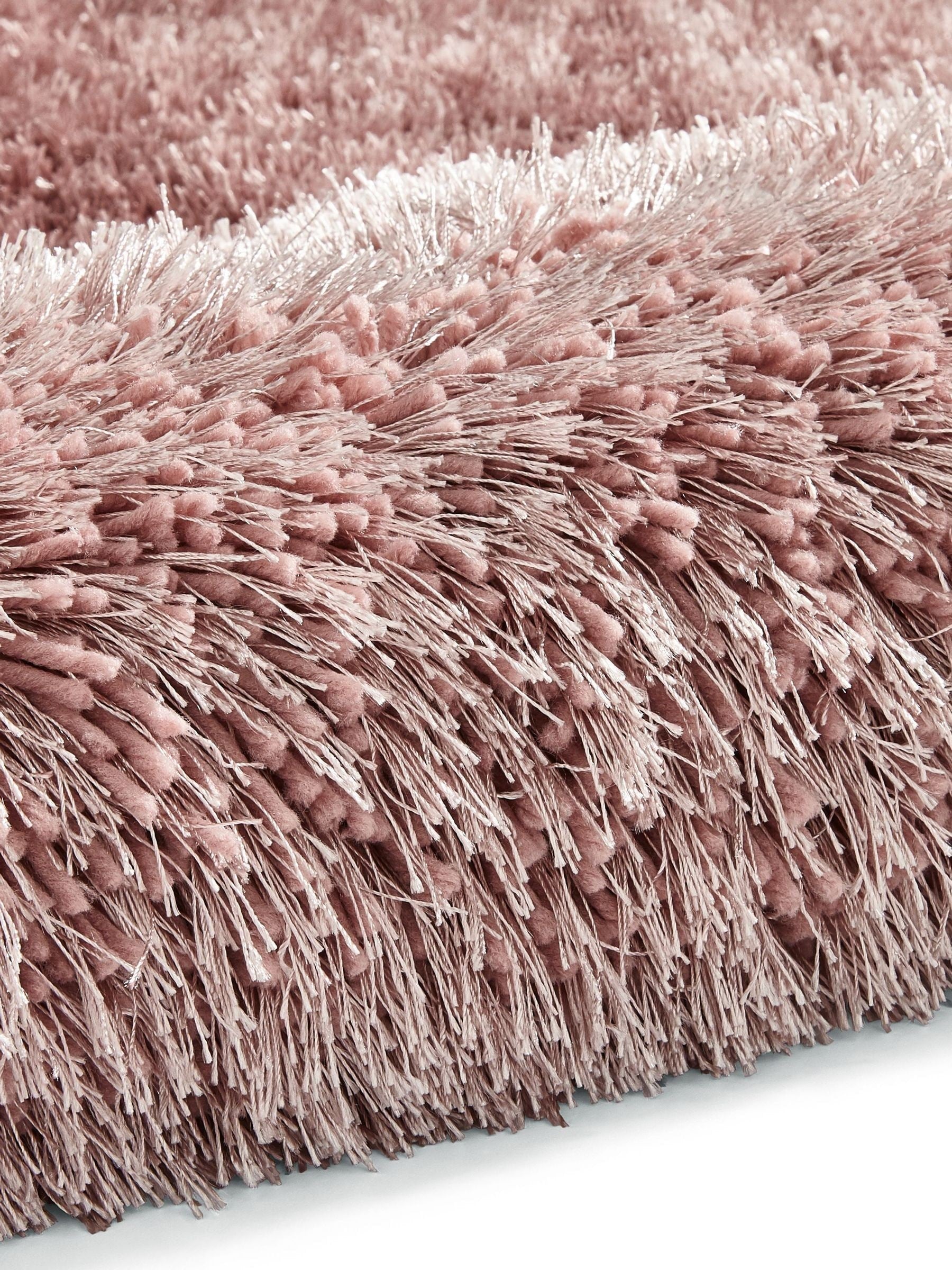 Think Rugs Rose Montana plain shaggy rug, UK version