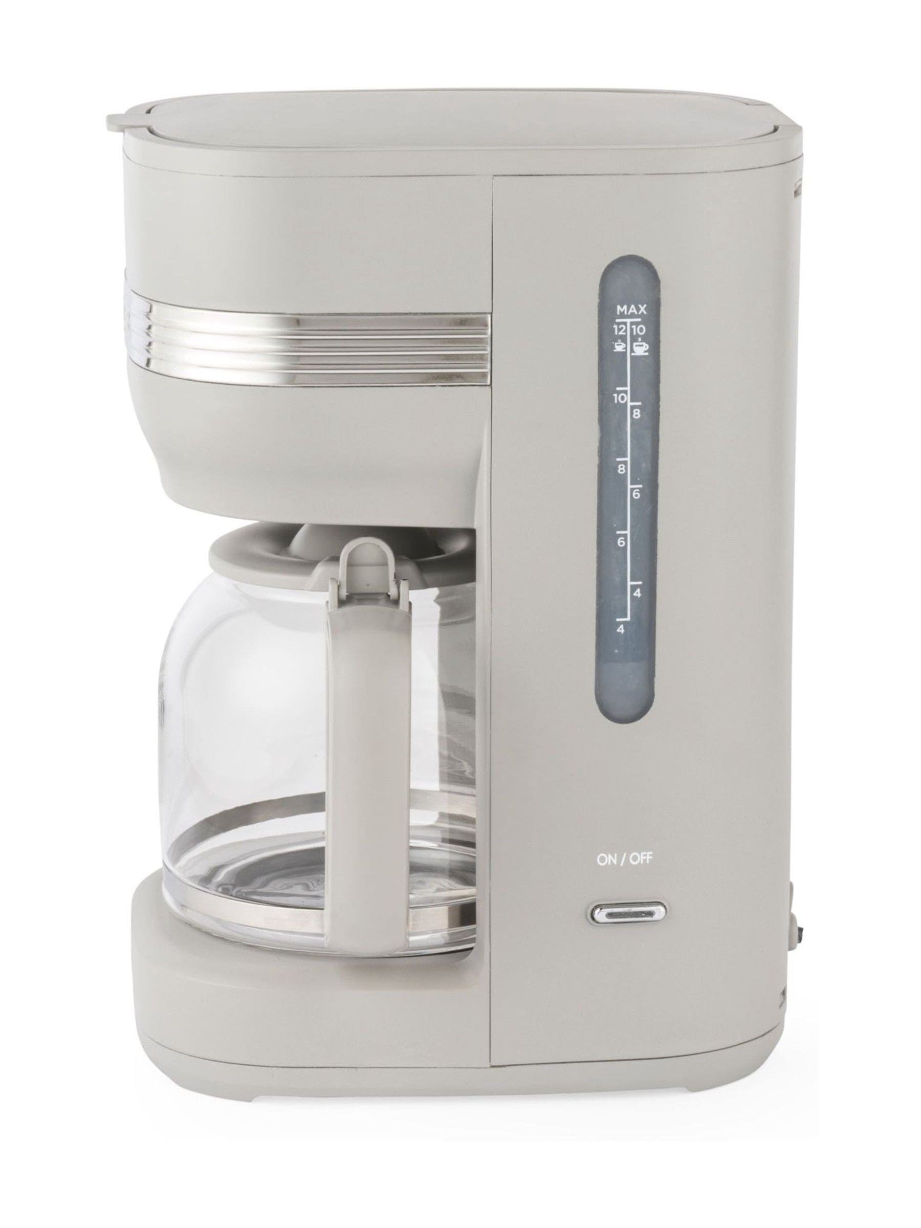 Salter Rise coffee machine 1.5L taupe finish - British product