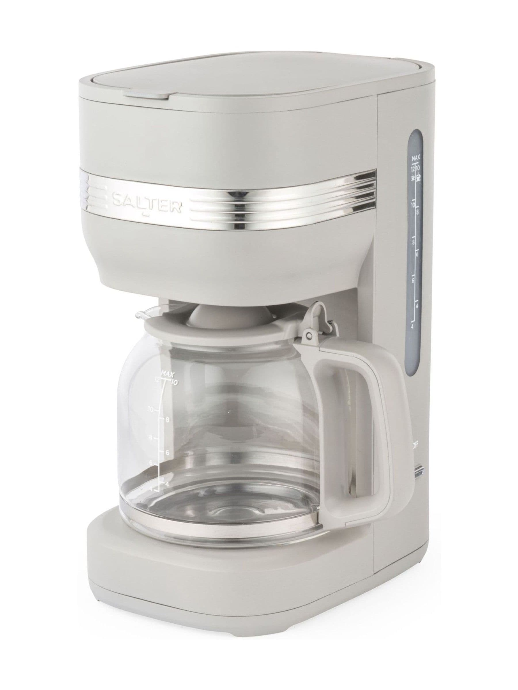 Salter Rise coffee machine 1.5L taupe finish - British product