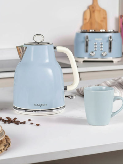 Next Salter Blue Retro Kettle 1.7L- Buy online at McGrocer