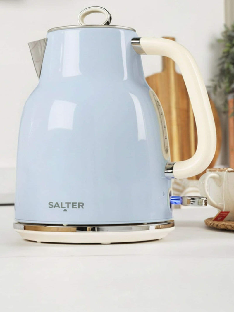 Salter blue retro kettle (British brand)