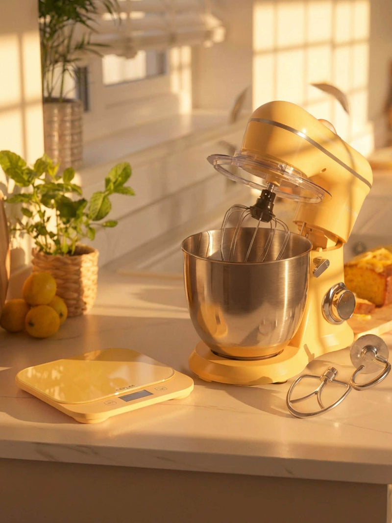 Salter Yellow British Bakes Stand Mixer 4L - British product
