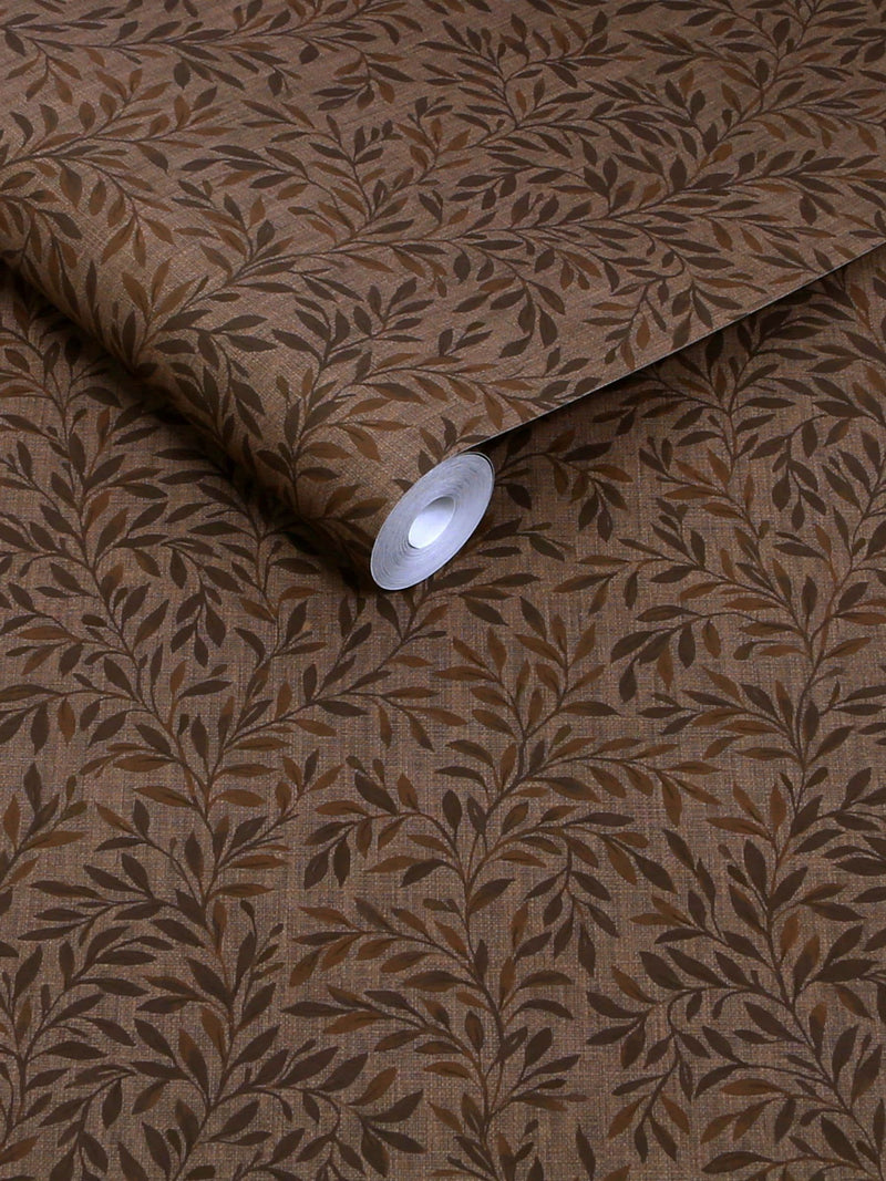 Emerald Ditsy Leaf wallpaper sample A4 - British product