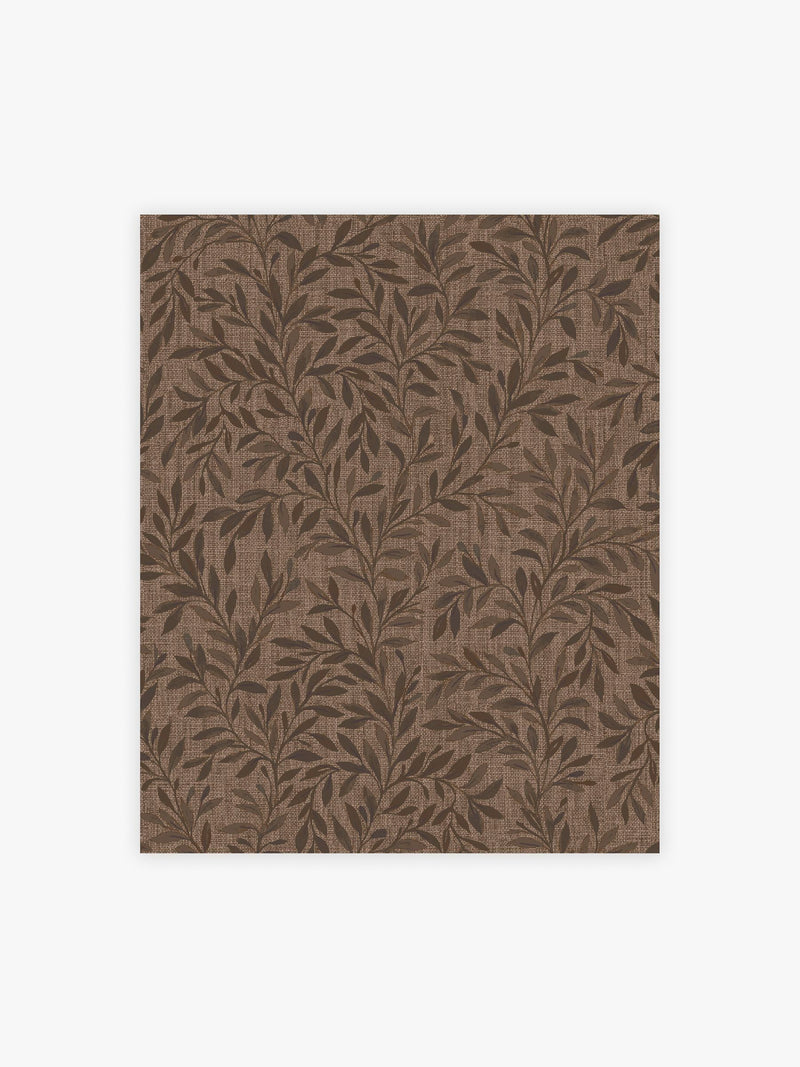 Emerald Ditsy Leaf wallpaper sample A4 - British product