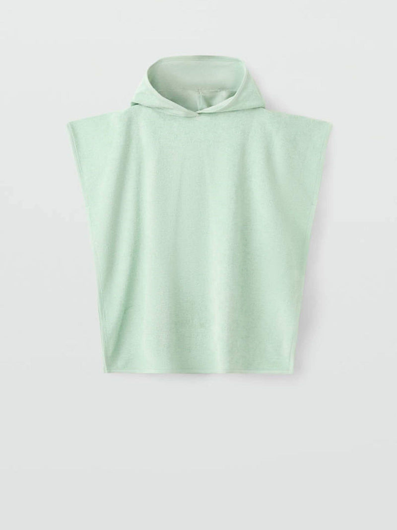 Mango Green hooded beach towel, imported from the UK