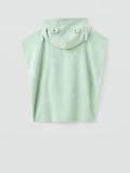Mango Green hooded beach towel, imported from the UK