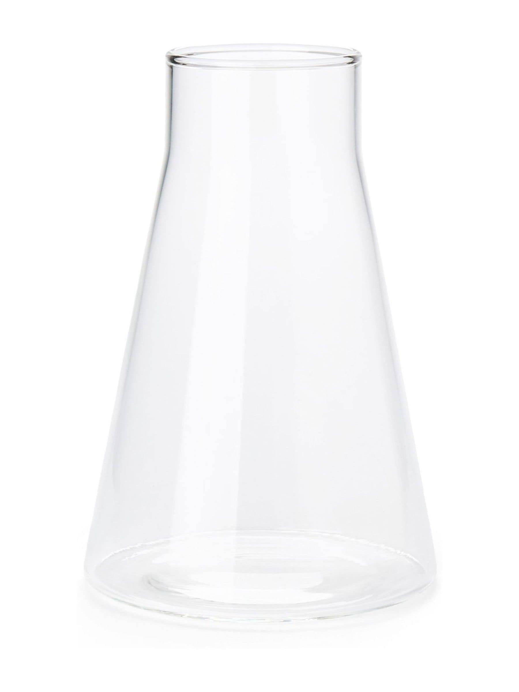 Conran Shop clear conical glass flask 15cm, UK version