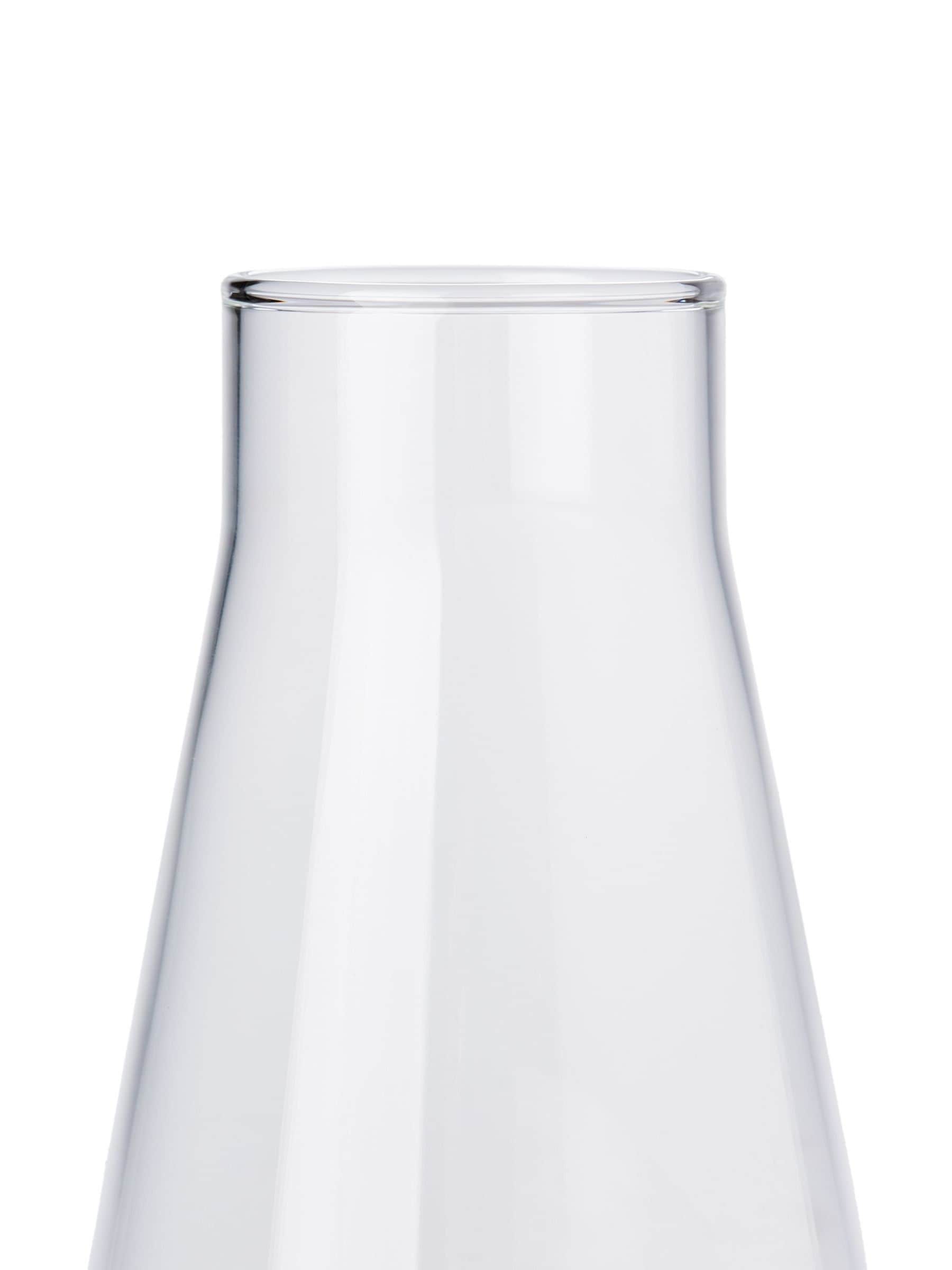 Conran Shop clear conical glass flask 15cm, UK version