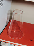 Conran Shop clear conical glass flask 15cm, UK version
