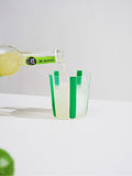 Conran Shop Green Nova stripe tumblers 360ml set (British brand)