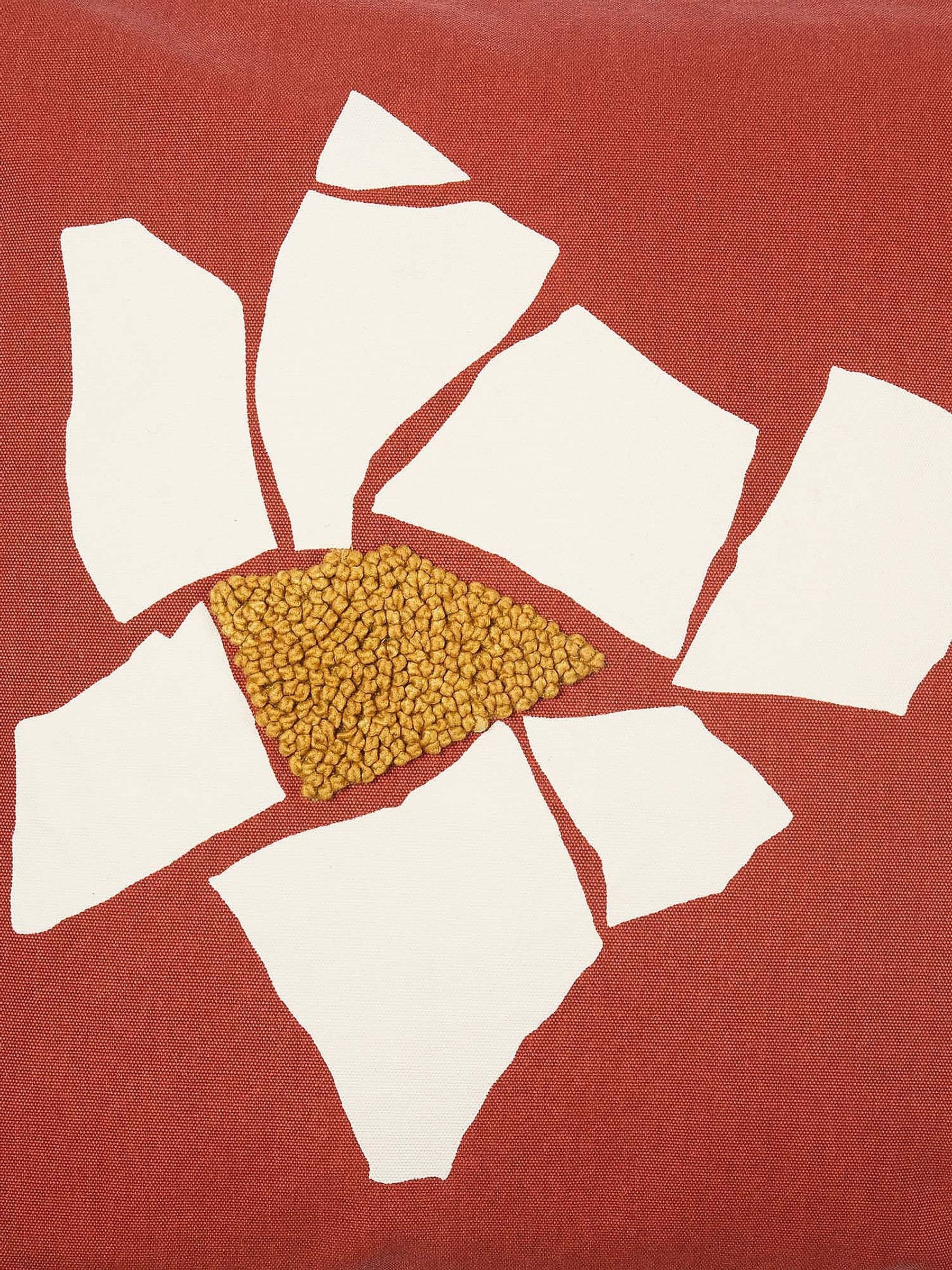The Conran Shop mosaic floral cushion 50x50cm (British brand)