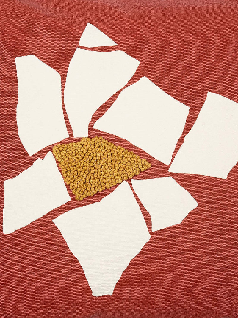 The Conran Shop mosaic floral cushion 50x50cm (British brand)