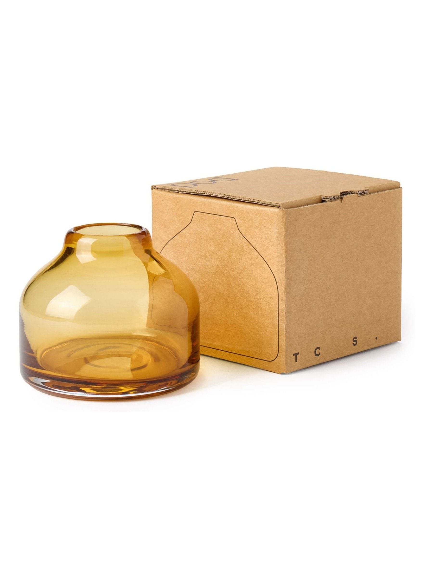 The Conran Shop amber pod vase 9.5cm (British brand)