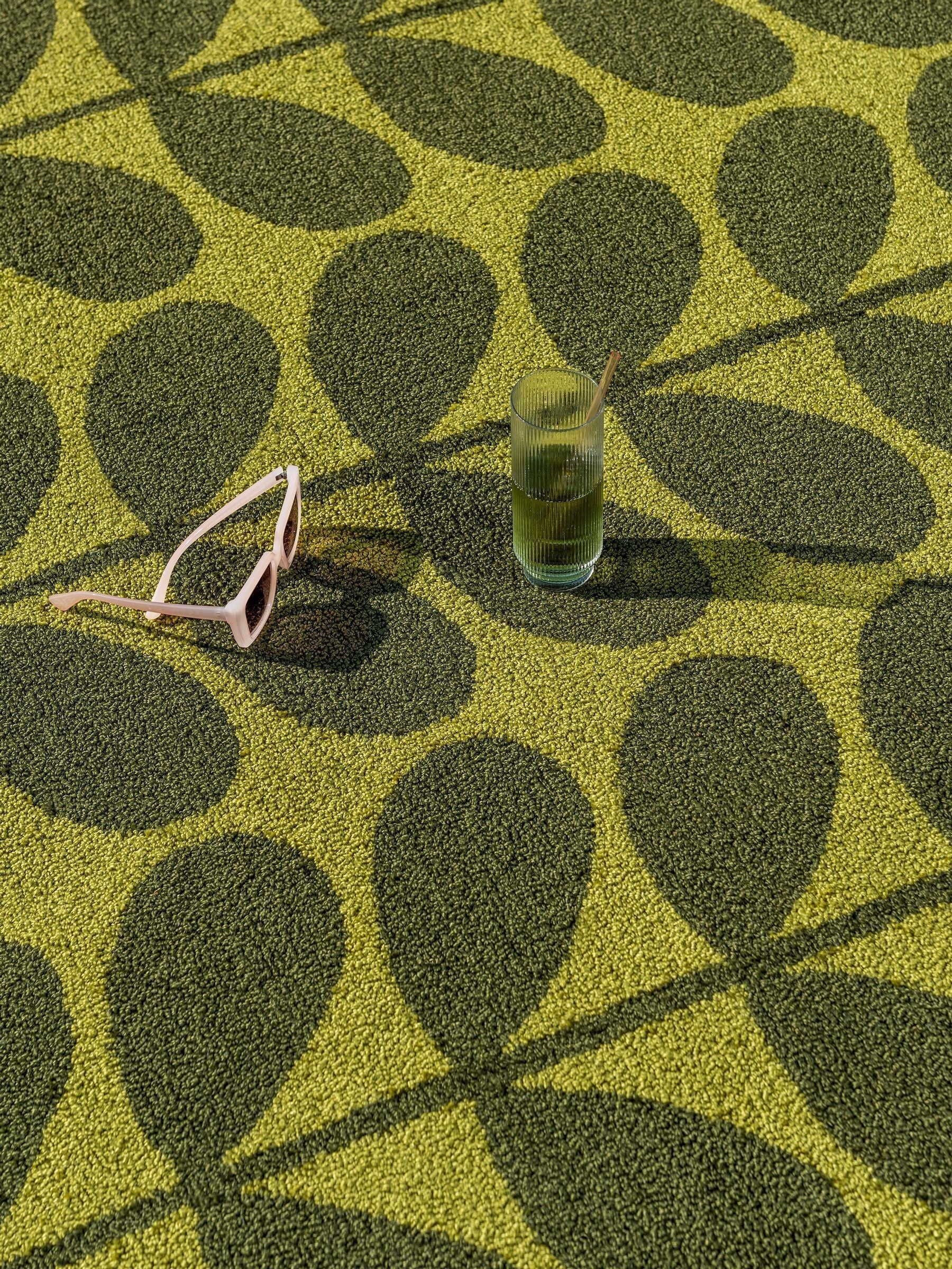 Orla Kiely outdoor seagrass rug (British brand)