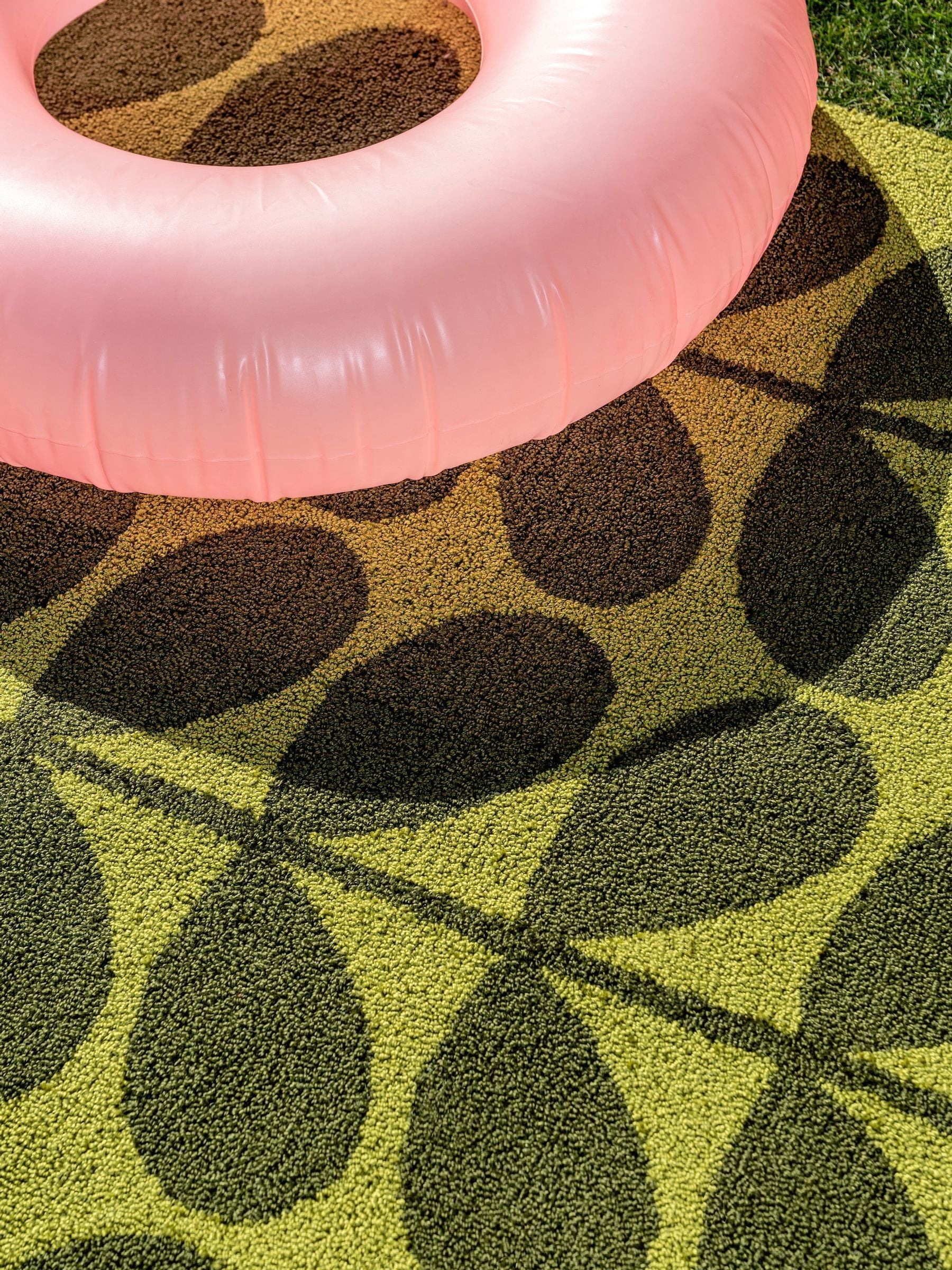 Orla Kiely outdoor seagrass rug (British brand)