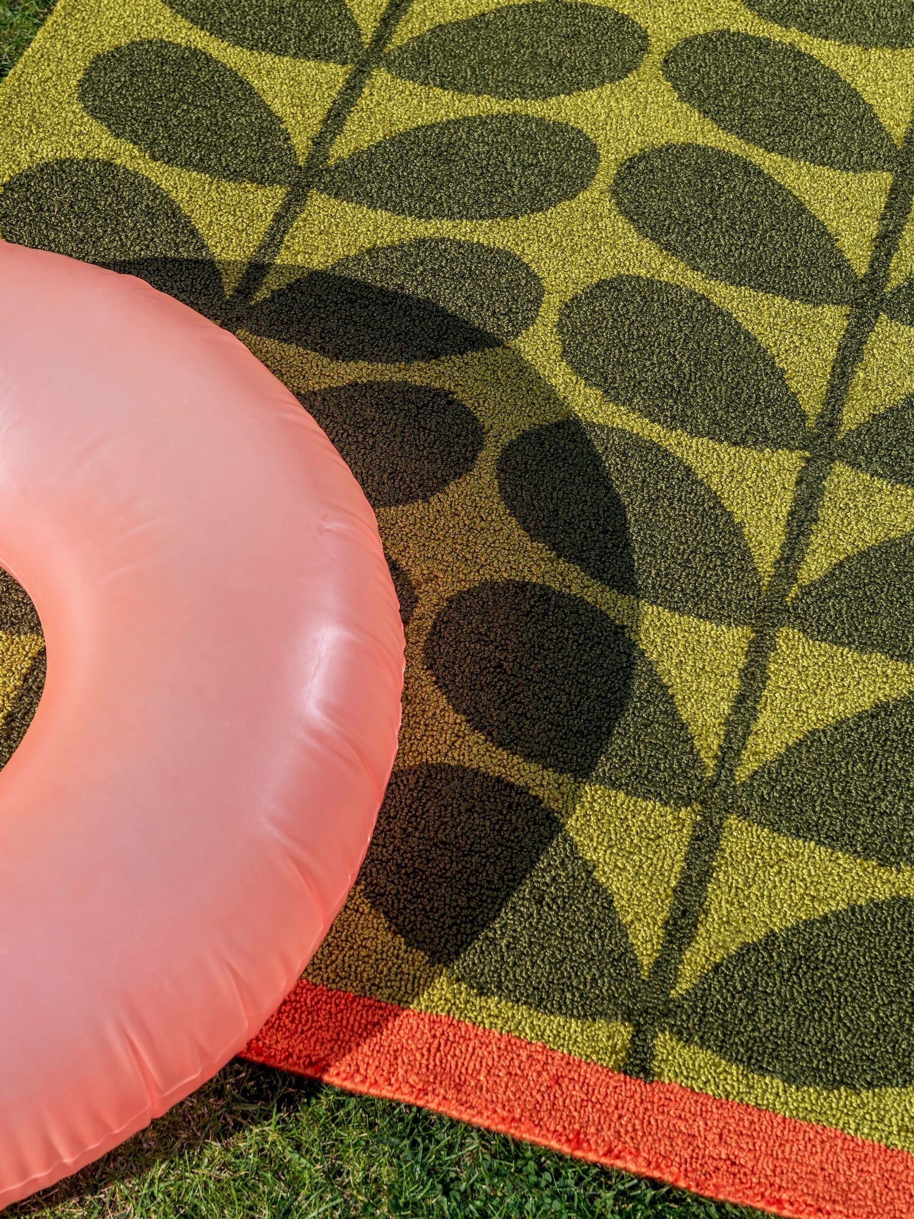 Orla Kiely outdoor seagrass rug (British brand)