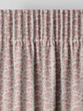 Carnation pink floral made to measure curtains - British product