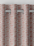 Carnation pink floral made to measure curtains - British product