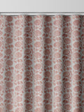 Carnation pink floral made to measure curtains - British product