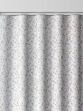 Sienna red floral made to measure curtains - British product