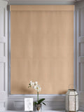Josie roman blind Autumn Orange stripe jacquard made to measure (British brand)