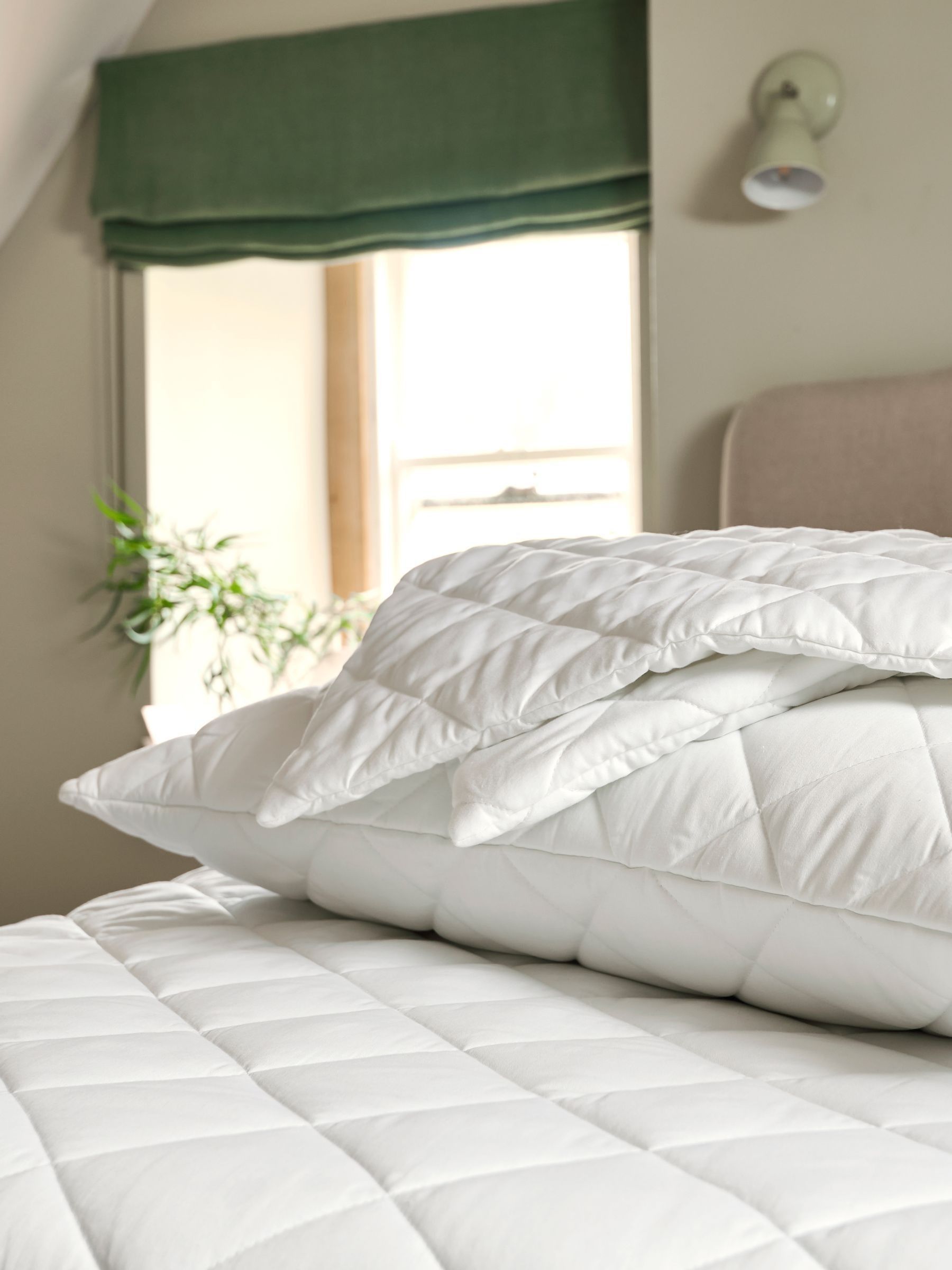 Christy classic hypoallergenic pillow protector pair (British brand)