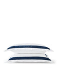 Christy cotton sateen pillowcase pair navy blue (British brand)