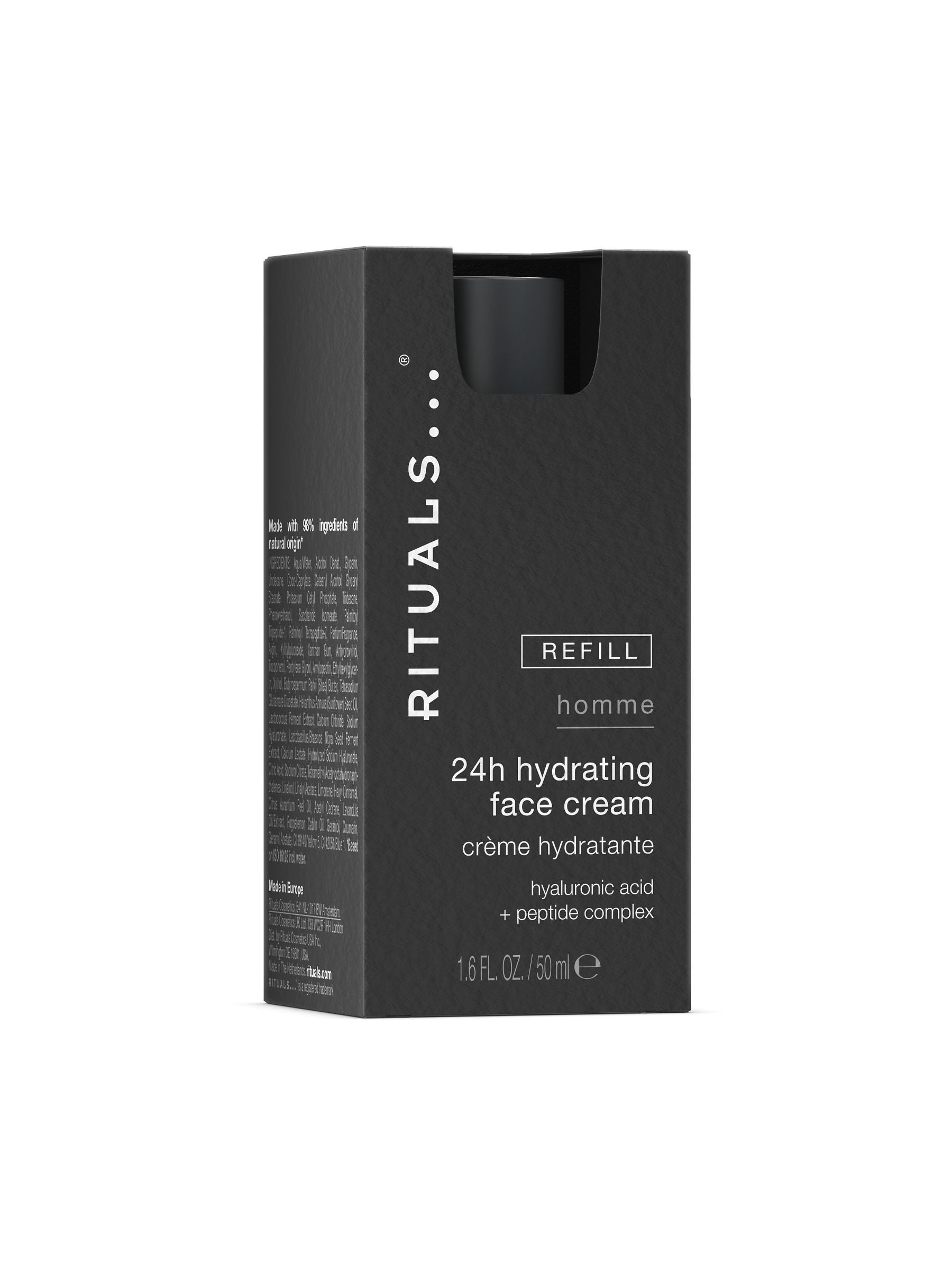 Rituals Homme 24h hydrating face cream refill 50ml, imported from the UK