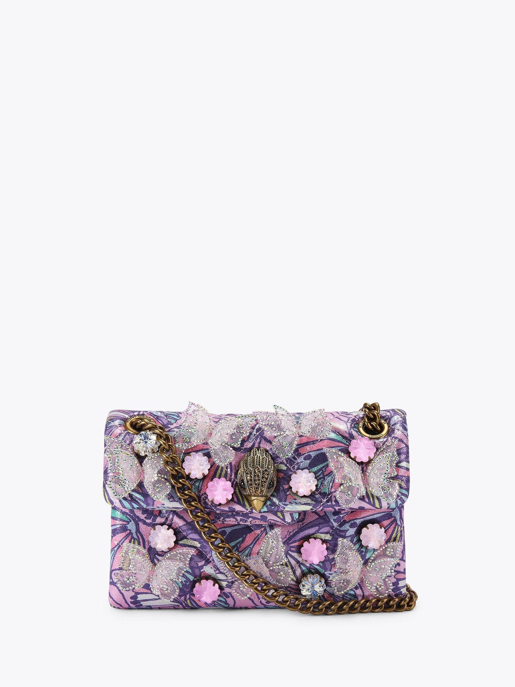Kurt Geiger London Purple - Butterfly Mini Kensington Bag
