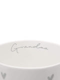 Sophie Allport White Grandma Hearts mug 425ml - British product