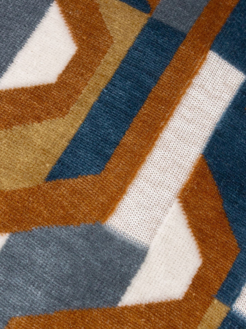 Furn Ginger Metro Prism velvet cushion 45x45cm (British brand)