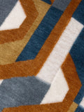 Furn Ginger Metro Prism velvet cushion 45x45cm (British brand)