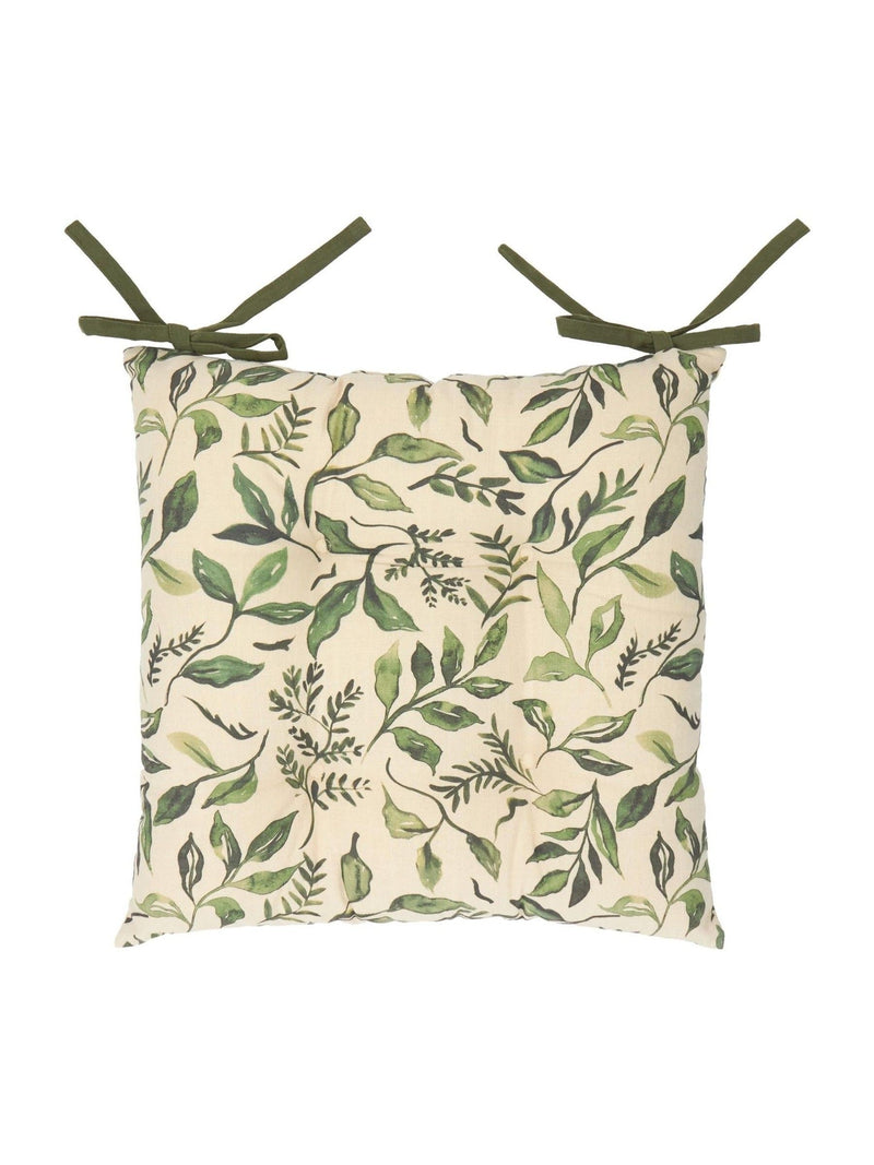 Wylder herb garden cushion pair cotton slub, UK version