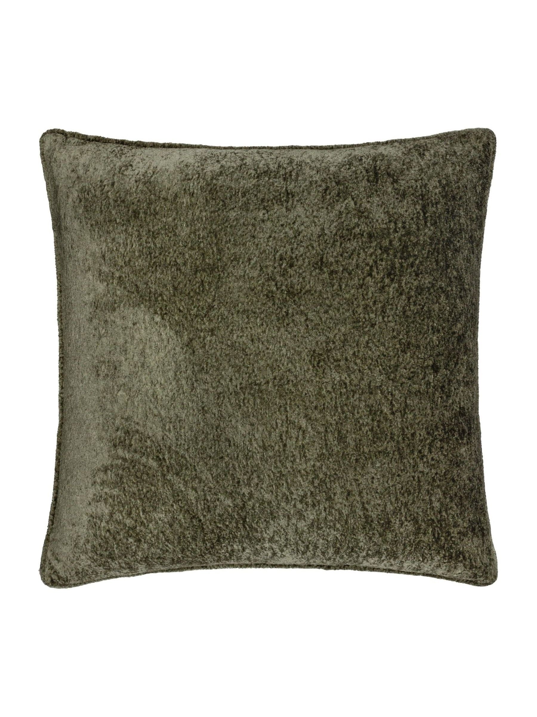 Paoletti Malachite Green Velvet cushion 50x50cm - British product