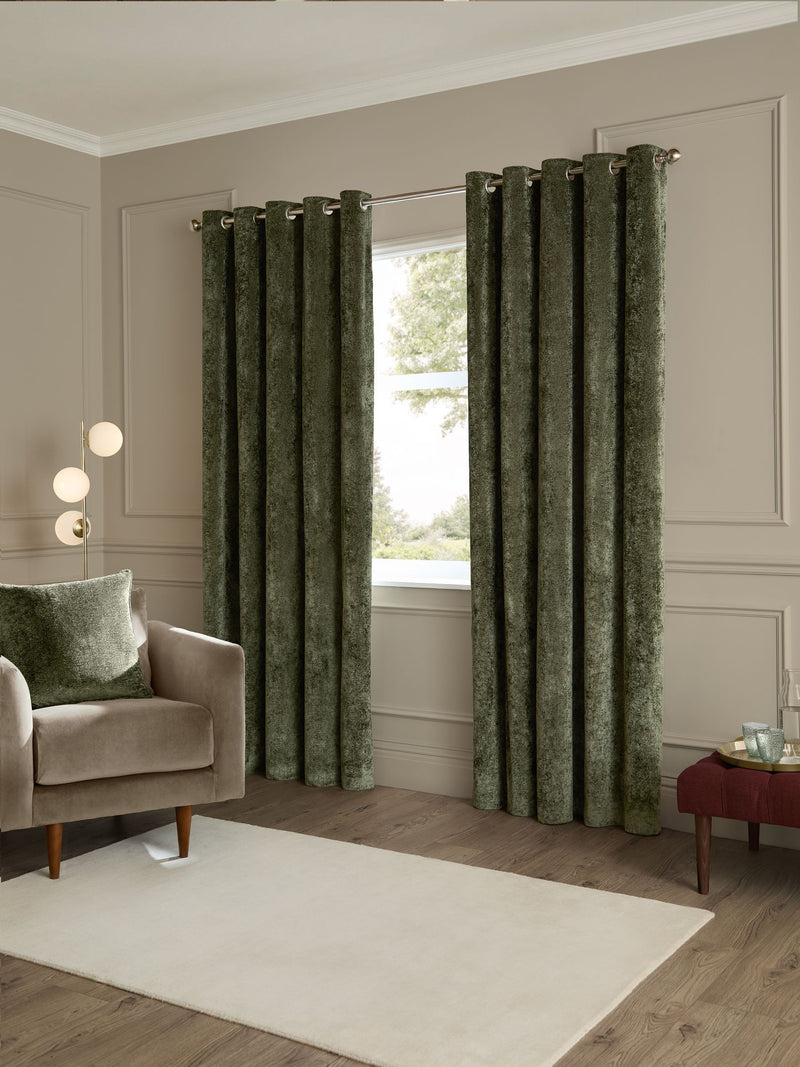 Paoletti Malachite Green Velvet cushion 50x50cm - British product